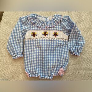 Smockingbird turkey bubble with bows